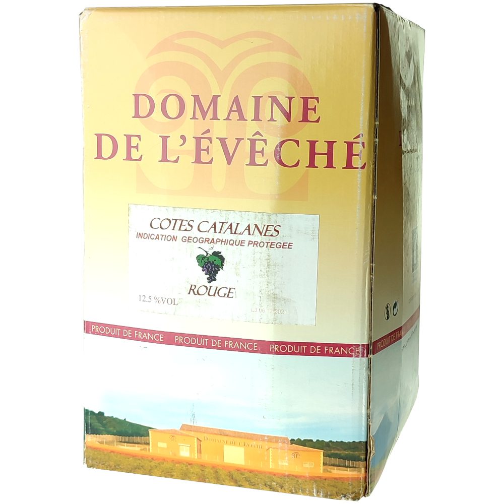 IGP des Côtes Catalanes rouge BIB 5L Domaine de L'Evêché